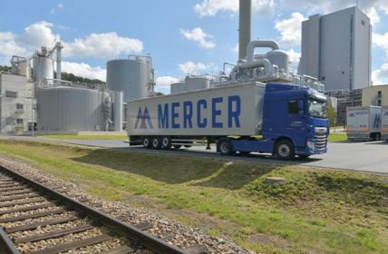 Mercer Holz optimiert Logistikkette mit RampMan(R) und mobiler (Foto: LOGSOL GmbH)